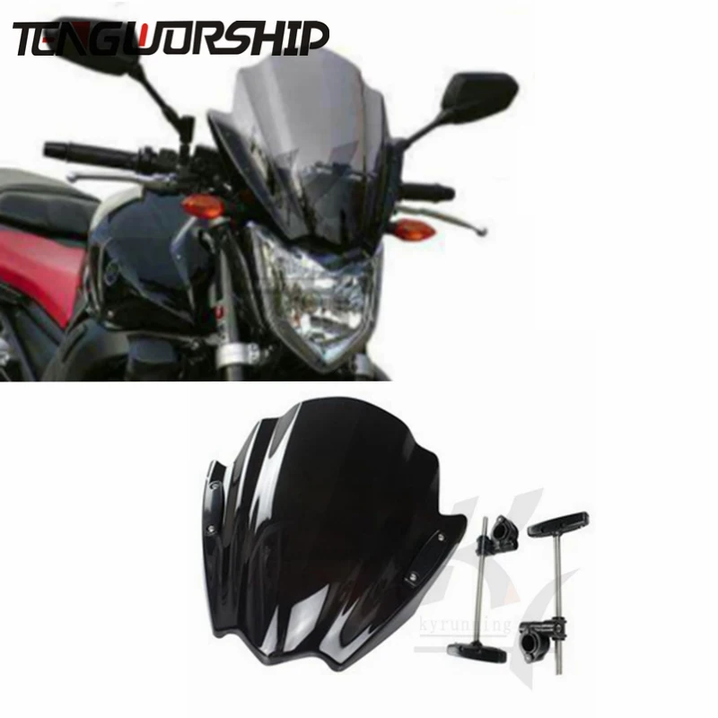 Мотоцикл уличный велосипед лобовое стекло ветровое для 2008 2015 Honda CB1000R CB300F CB500F CB500X