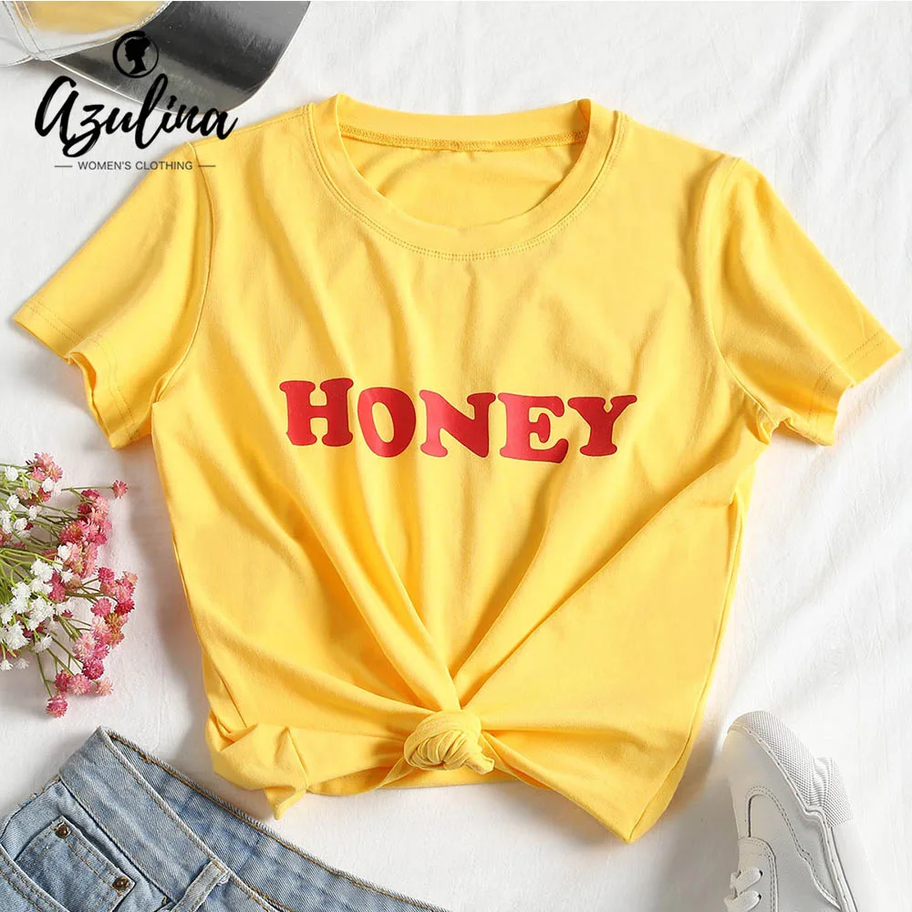 ZAFUL Письма принт Хлопок Повседневная Смешная Футболка Для Женщин Топы Футболки