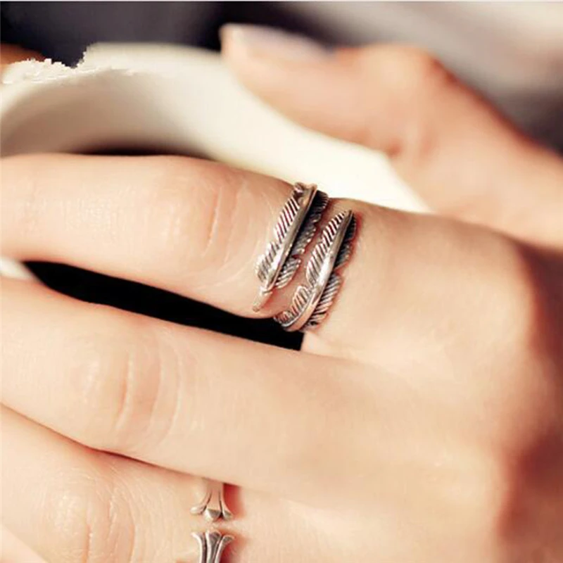 1 шт. Новое дизайнерское винтажное перьевое кольцо для мужчин и женщин никогда не