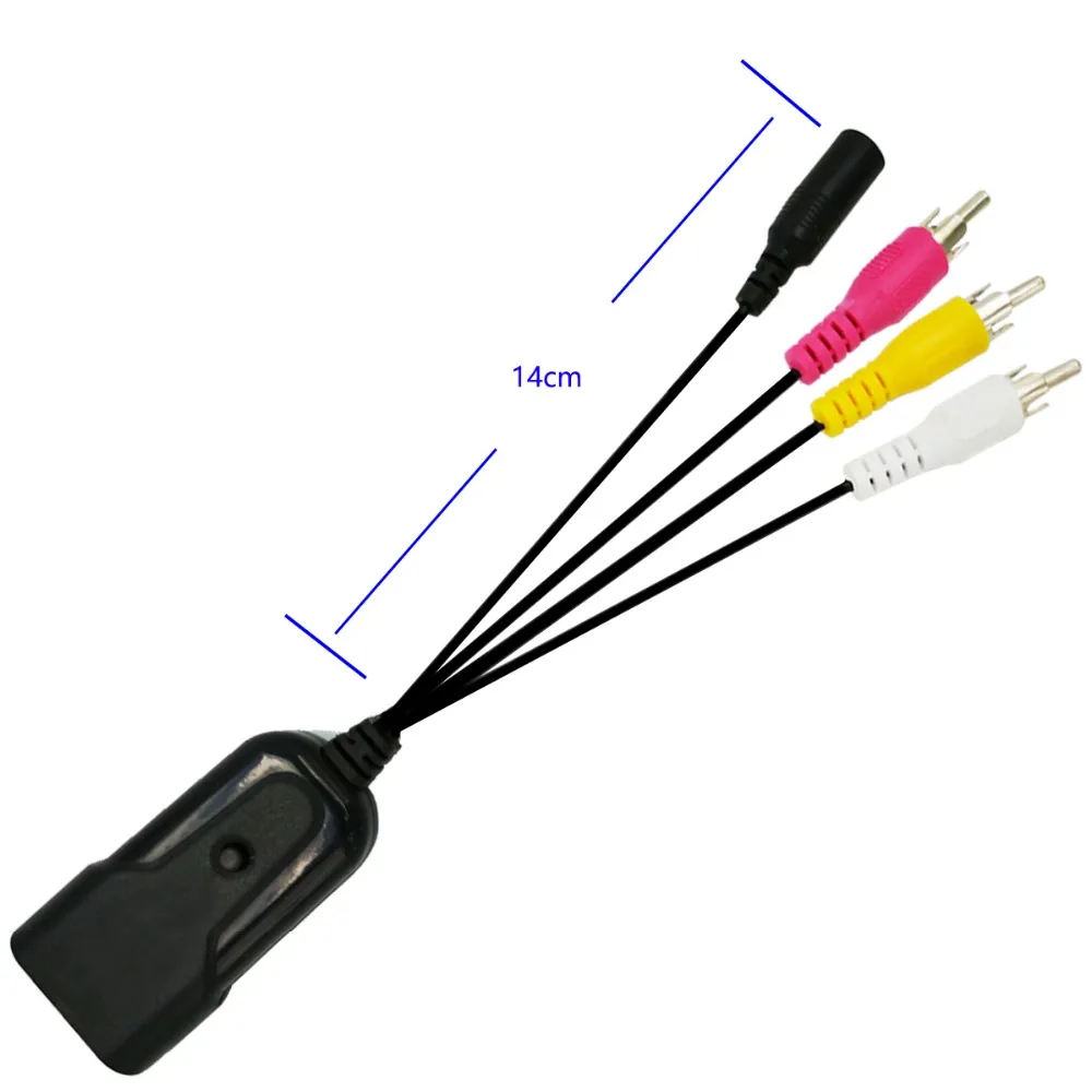 HDMI TO AV Scaler Adapter HD Video Converter Box HDMI  to RCA AV/CVSB L/R Video 1080P HDMI2AV Support NTSC PAL