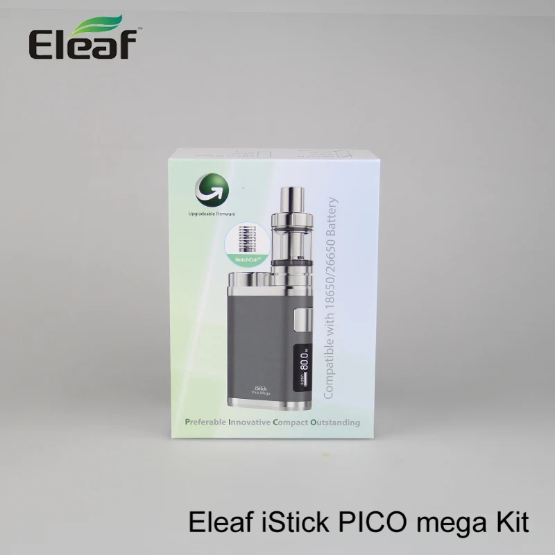 Оригинальный Eleaf istick Pico Mega Kit совместимый 26650 18650 батарея Melo 3/Melo 3 мини распылитель