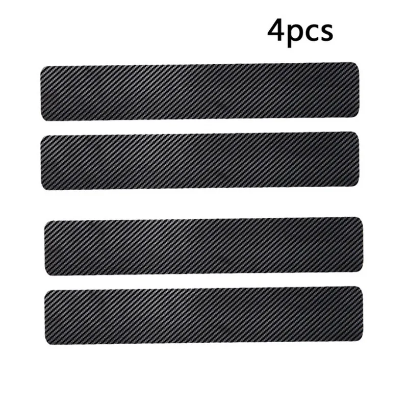 Автомобильная Накладка на порог с защитой от царапин наклейка из углеродного