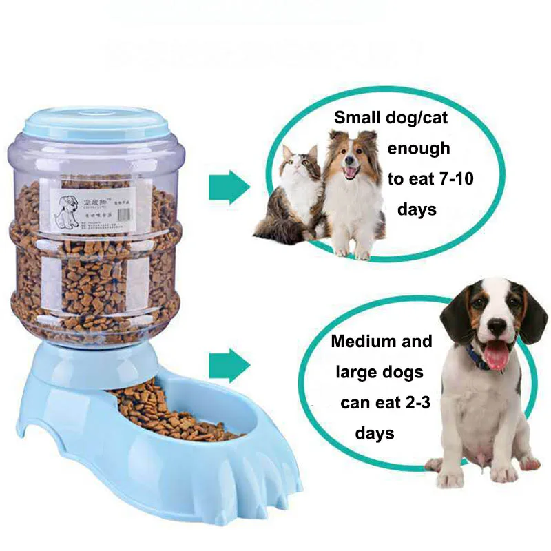3.8L большой емкости диспенсер для воды домашних животных собака кошка
