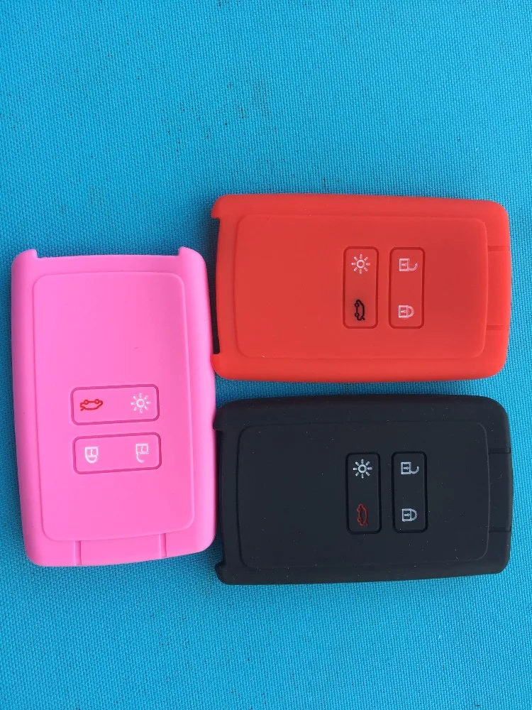 1 шт. силиконовый чехол для ключей от машины защитная крышка Renault Koleos Kadjar 2016 2017