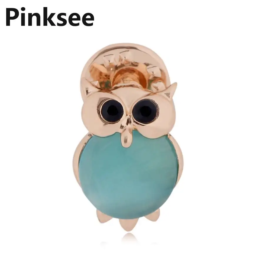 Cute Alloy Owl Brooches For Women And Men Crystal Bird Animal pins and brooches Jewelry Enamel Brooch Pins Christmas Gifts | Украшения и