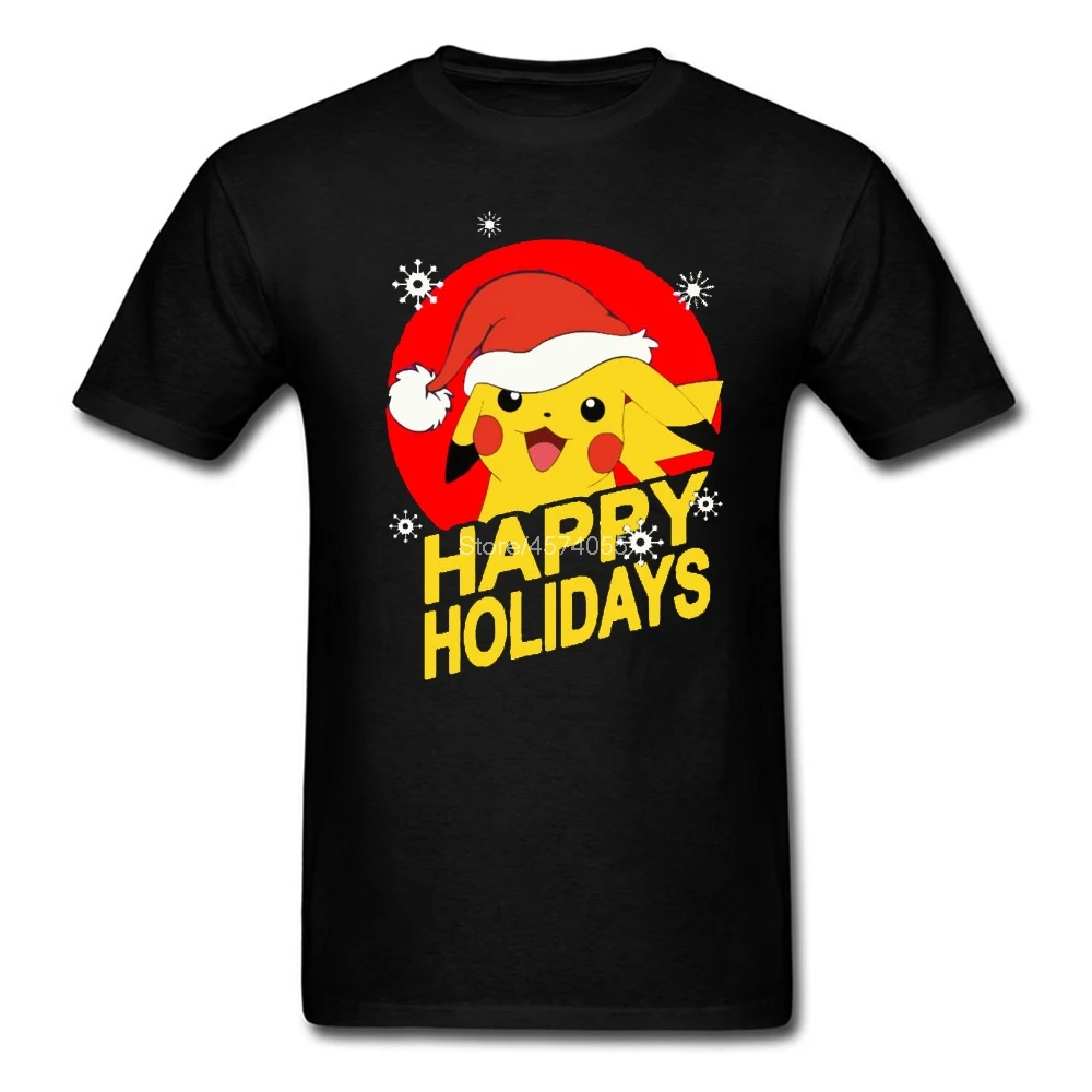 Pocket Pikachu Coffe Pokemon Kawaii футболки "Аниме" Snorlax Рождество Покемон модный принт Новая футболка для мужчин высокое качество лучший подарок - Цвет: pokemon-10