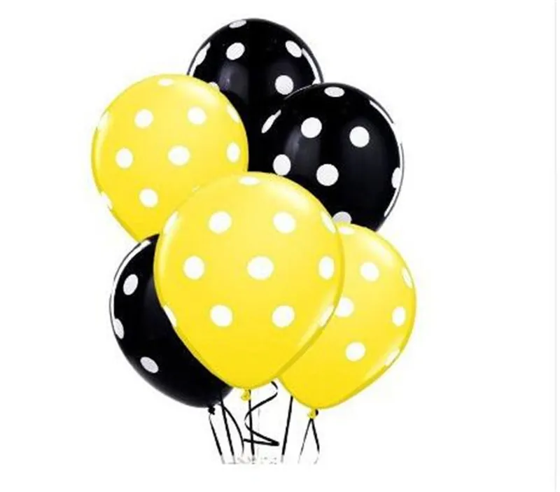 as picture 24 шт божья коровка черный красный горошек латексные шары globos Микки Минни вечерние подарки на день рождения воздушные шары Свадебный декор - Цвет: as picture