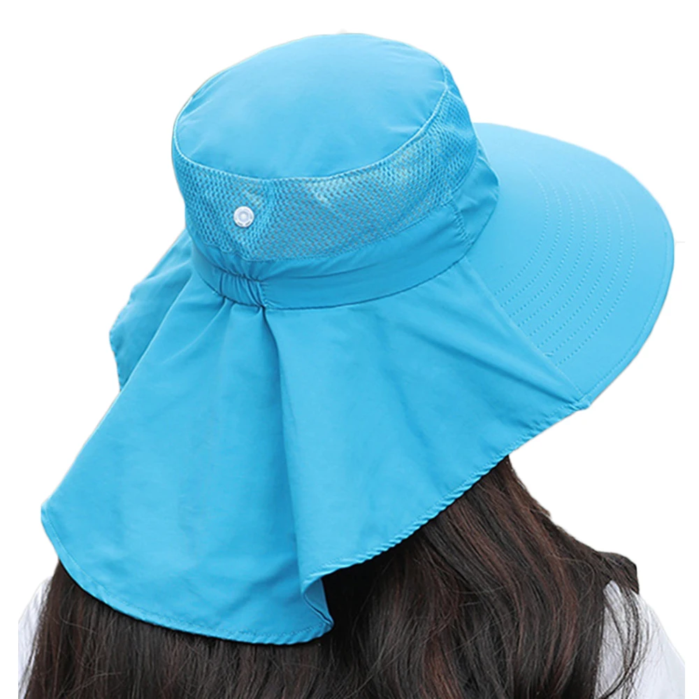 Солнцезащитная шляпа с защитой шеи Водонепроницаемый солнца Шапки для Для