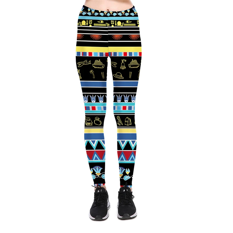 Sexy Girl Old Glory The Avengers Wonder Woman Star 3D Printed High Waist Workout Fitness Women Leggings Pants | Женская одежда