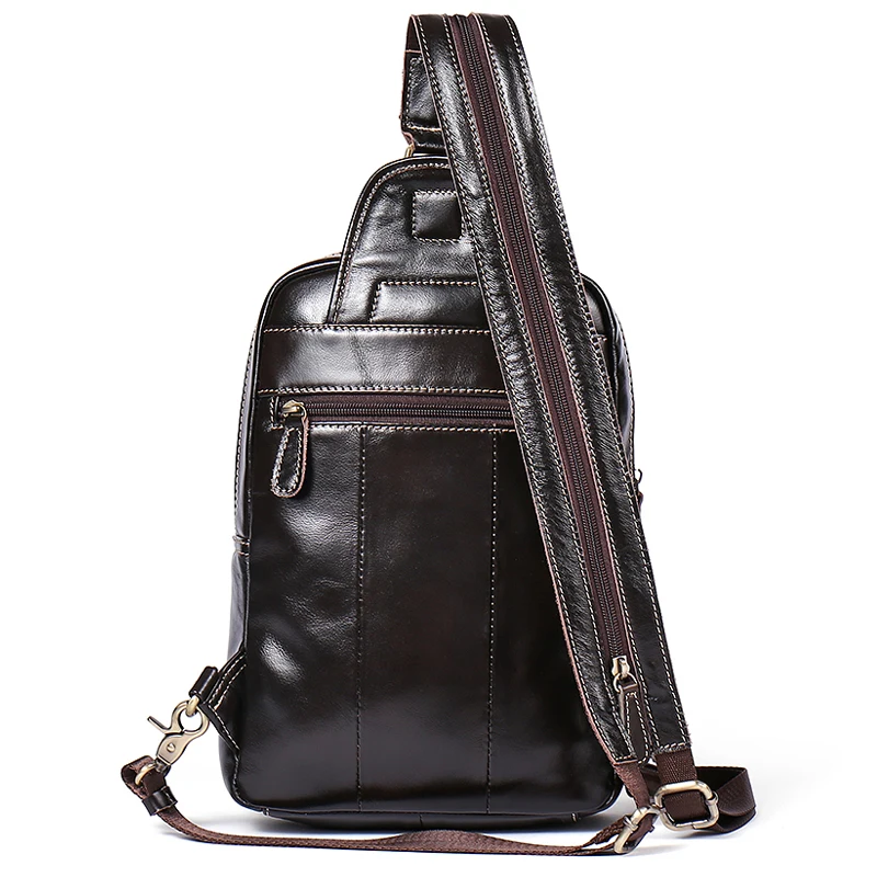 WESTAL Высокое качество Натуральная кожа Для мужчин повседневная сумка из