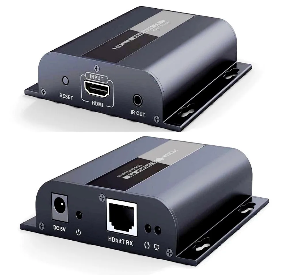 До 120 м с ИК-подсветкой, hdbitt HDMI 1080 P УДЛИНИТЕЛЬ LAN повторитель над RJ45 Cat5e/Cat6