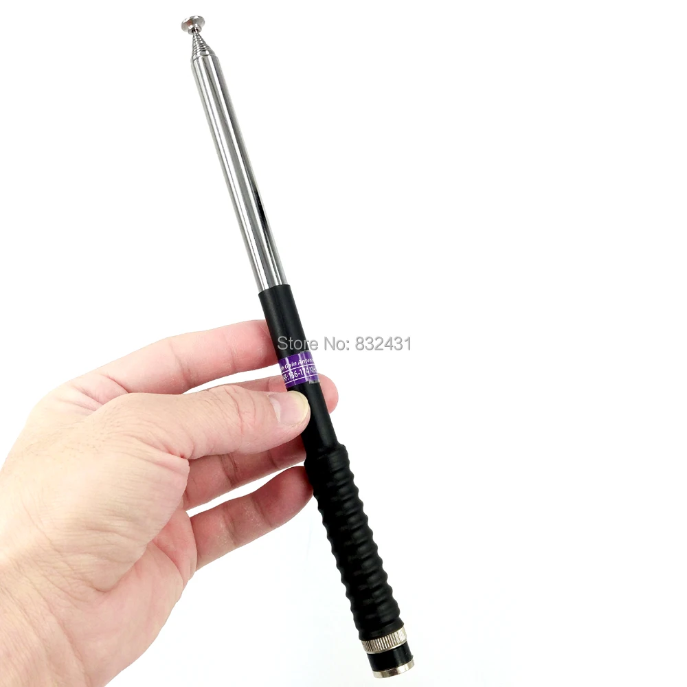 Телескопическая антенна FP10120 SMA Male VHF 136 174 МГц для двухсторонней рации Yaesu|Рации| |