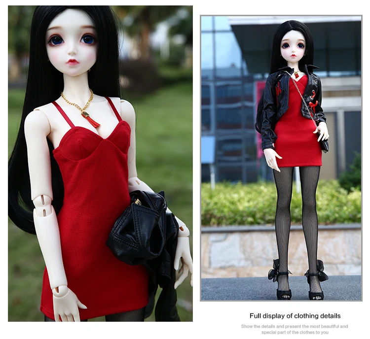 BJD Одежда для девочек 1/3 BJD SD сексуальное платье Красивая кукольная одежда ремонт тела OUENEIFS luodoll