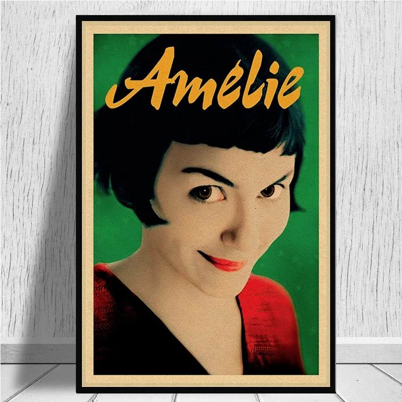 Классический ретро плакат Amelie с фильмом крафт-бумага настенная бумага