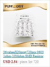 50 шт. 2512 5% 1W SMD резистор проволочного чипа резисторы 0R-10 м 0 10 100 220 470 Ом 0R 10R 100R 220R 470R 1K 2,2 K 4,7 K 10K 100K 1 м 10 м