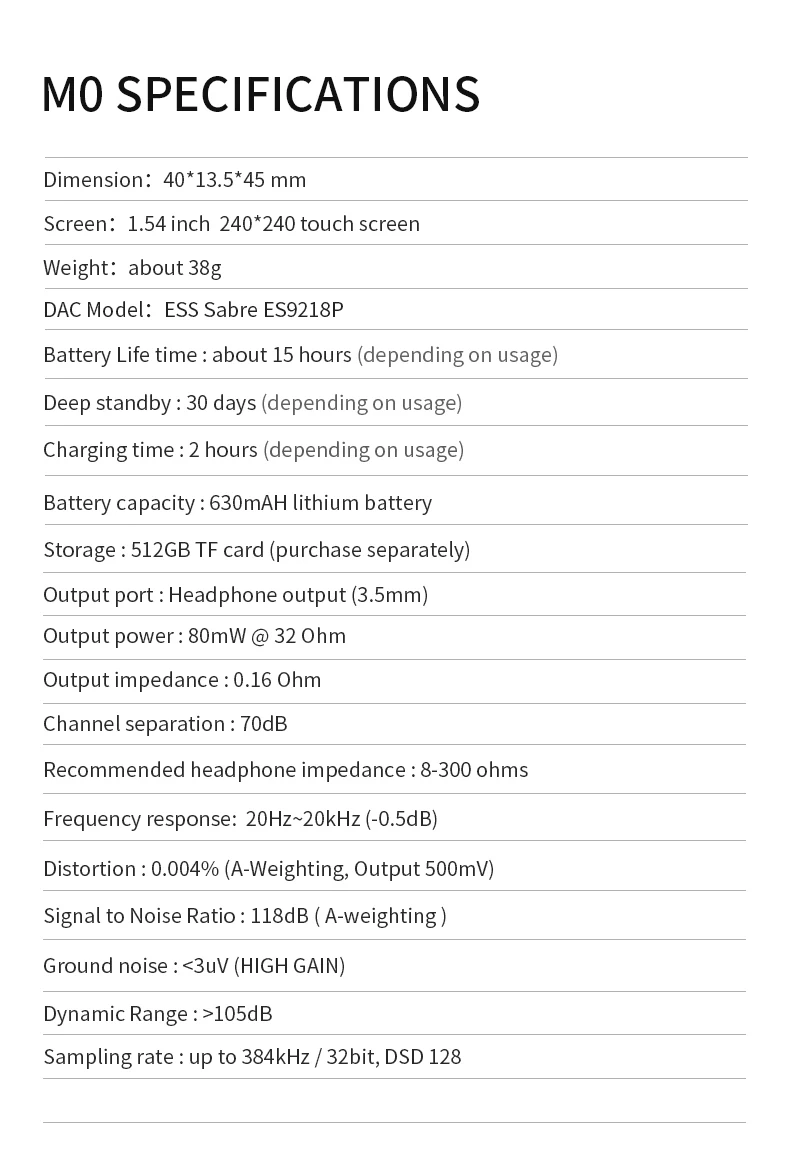 Xiaomi Mijia MP3 Mijia M0 музыкальный плеер мини портативный HD сенсорный экран Bluetooth 4,1 Металл HIFI MP3 Hi-Res портативный плеер