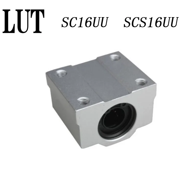 Высокое качество 8 шт./лот SC16UU SCS16UU 16 мм линейный шариковый подшипник блок