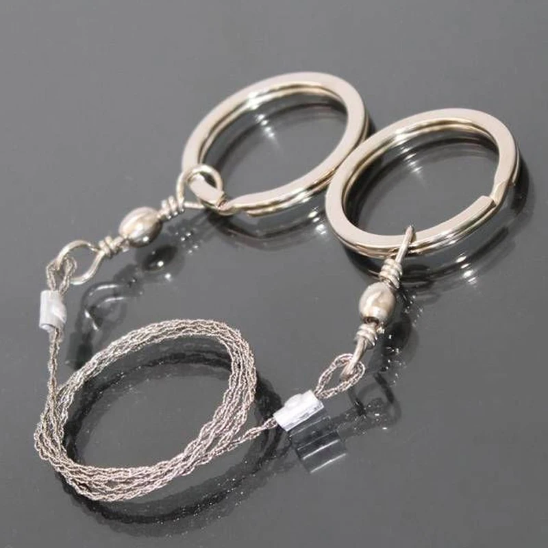 

65cm Portable Wire Saw Chain Saw Camping & Hiking Outdoor Survival Hand Tool