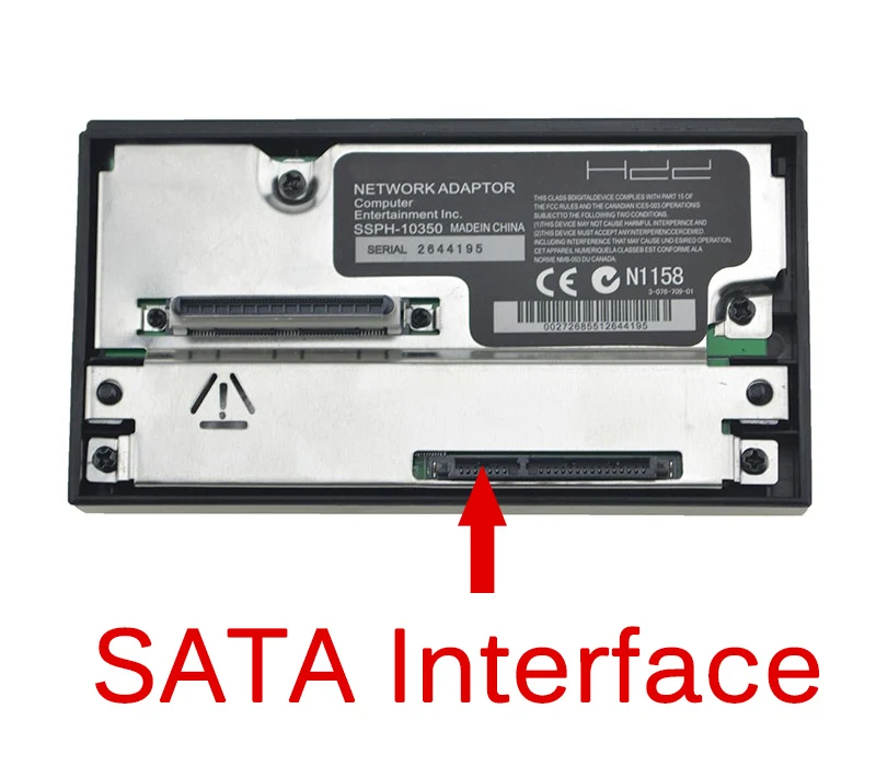 Bitfunx Sata/IDE HDD адаптер для sony PS2 Fat игровая консоль Разъем HDD SCPH-10350 для Playstation 2 Fat Socket - Цвет: GameStar SATA