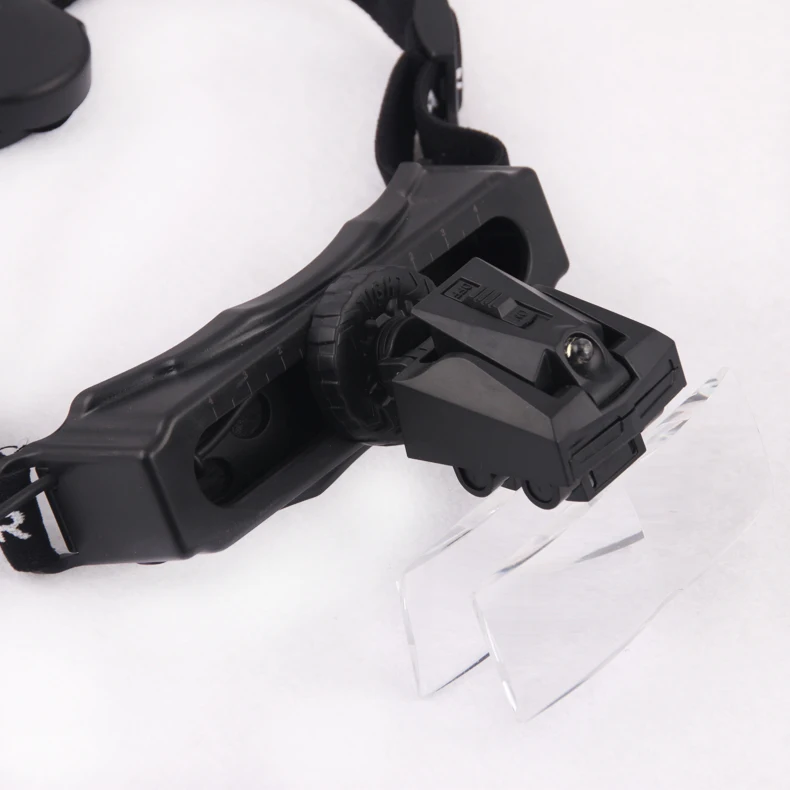 Фото Hands Free светодиодные часы с подсветкой для ремонта шлема Лупа увеличительное Hands Free светодиодные часы с подсветкой для ремонта шлема Лупа увеличительное