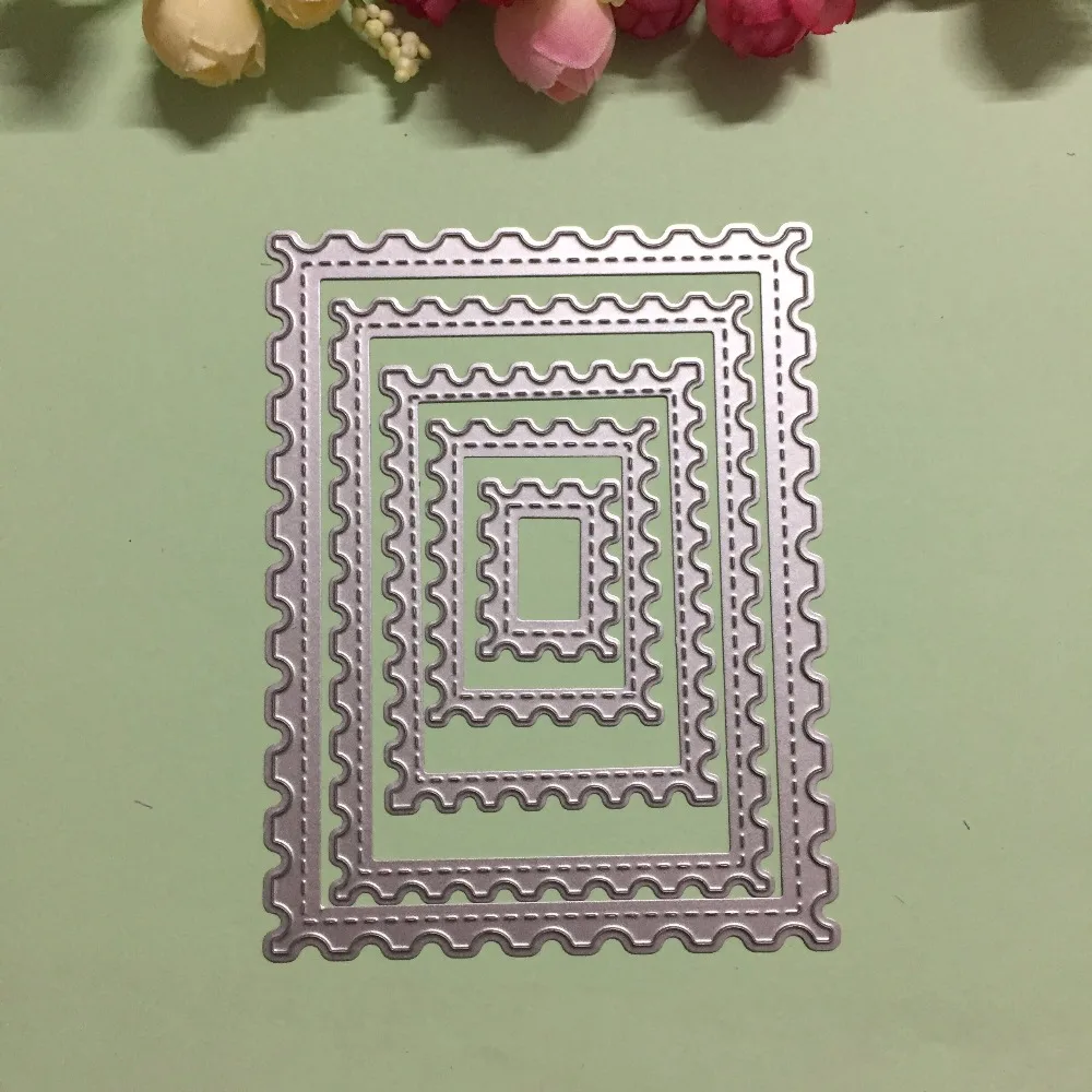 Прямоугольник 5 шт почтовый альбом для штампов DIY карта бумажная производитель