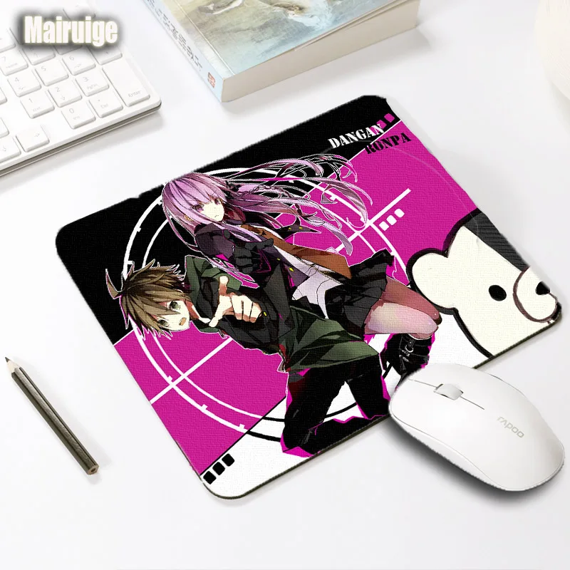 Mairuige Лидер продаж Аниме игры Danganronpa V3 Коврик Для Мыши для ПК игровой Коврики на стол маленький Размеры 25x29 мягкий резиновый материал Мышь коврики