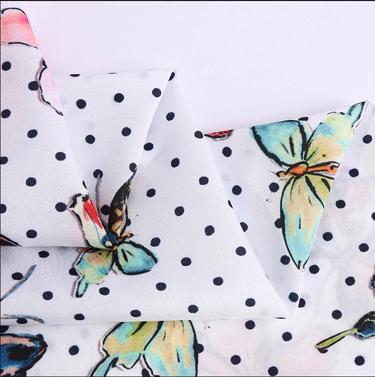 2019 Новое поступление оптовая продажа (1 м/Лот) летняя мягкая шелковая шифоновая