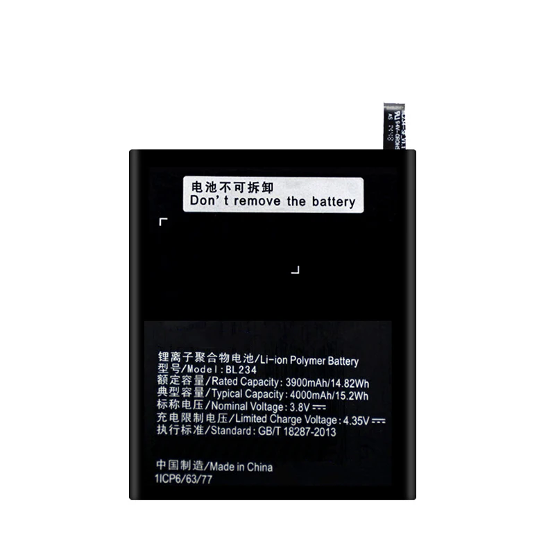 Оригинальный аккумулятор BL234 4000 мАч для Lenovo A5000 Vibe P1m40 MT6735 P1MA40 P1 TA 40 TA40 P70 P70t - купить