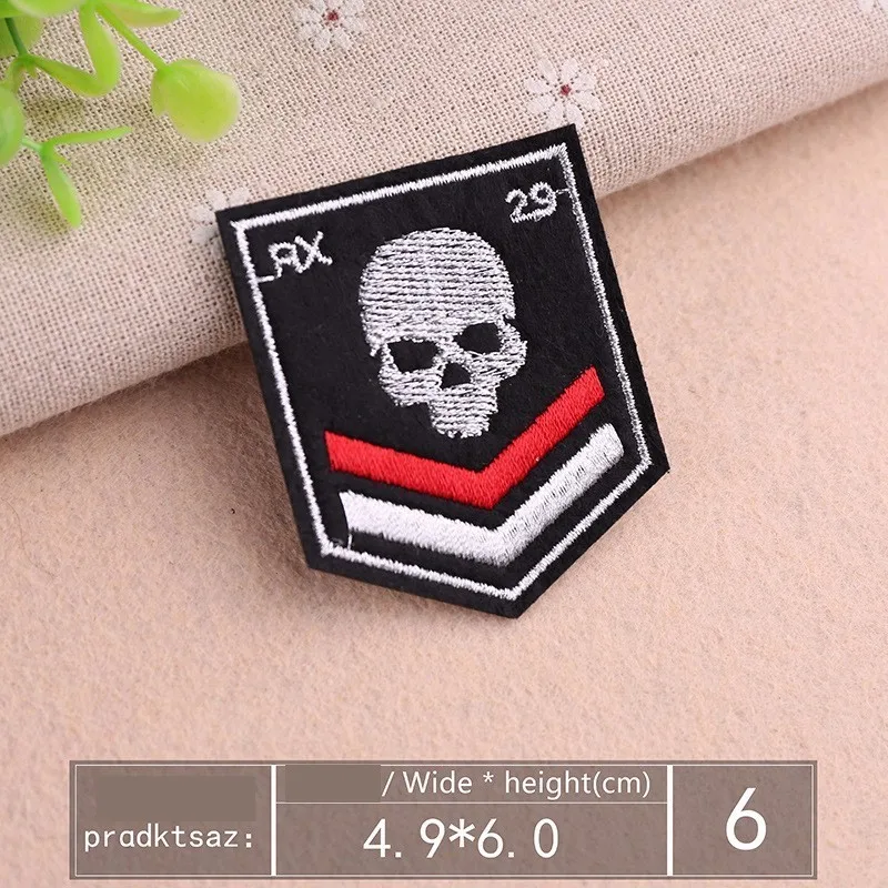 PGY, красивые крылья, Череп, нашивка, боевой дух, железо, байкерские крылья, нашивки значки на спине, панк, мотоцикл, нашивки с вышивкой, бог смерти, Parches