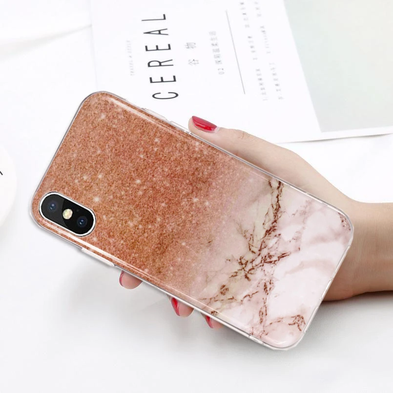 Модный Мягкий Силиконовый ТПУ Тонкий чехол с мраморным камнем для Sony xperia L1 L2 XA1 Plus