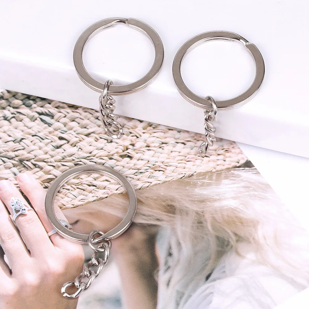 20 шт./лот застежки карабины крючок для ключей металлические кольца застежка