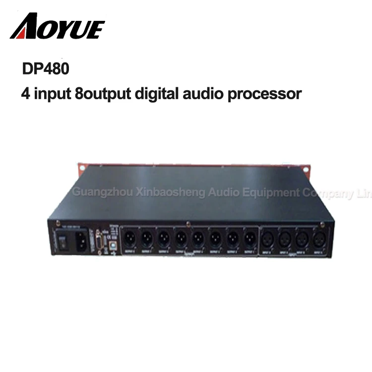 24 бит конвертер двойной точности DSP KTV аудио процессор DP480 эквалайзер сигнал звуковой системы Процессор