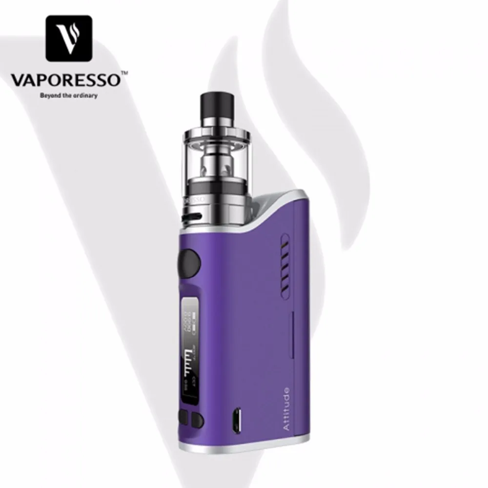 Vaporesso Attitude набор euc 80 Вт TC VW коробка мод Vape электронная сигарета Estoc бак
