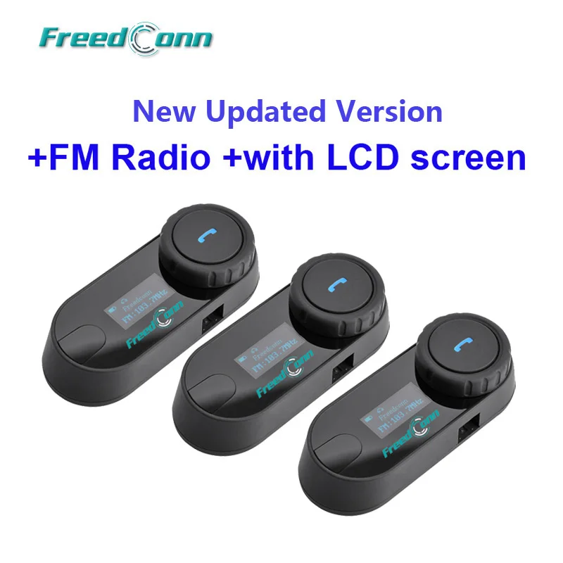 Новая обновленная версия! T COMSC 3 шт. переговорные Bluetooth мотоцикл переговорное