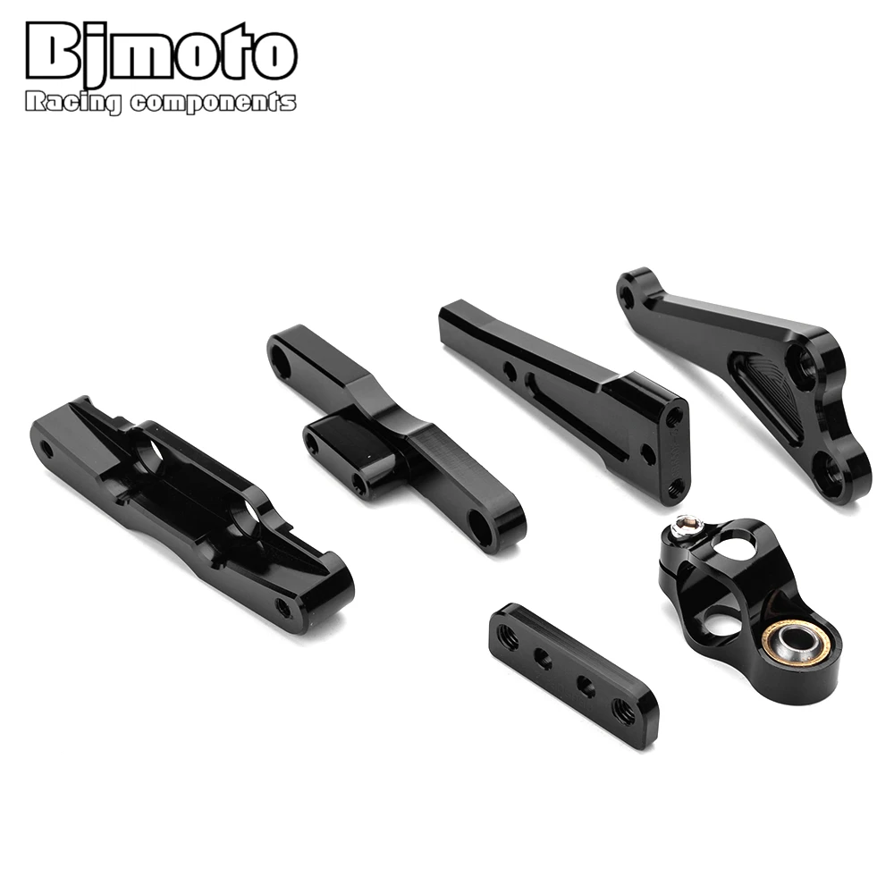 

BJMOTO For HONDA CB650F CNC Aluminum Adjustable Steering Stabilize Damper Bracket Mount Support Kit