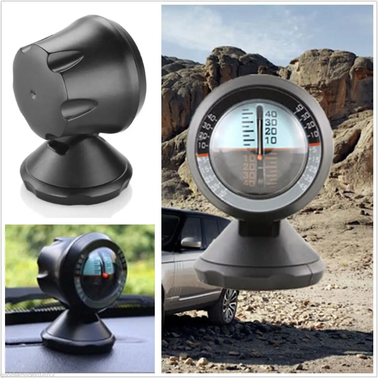 Круглый регулируемый угол салона автомобиля ABS индикатор наклона уровень баланс