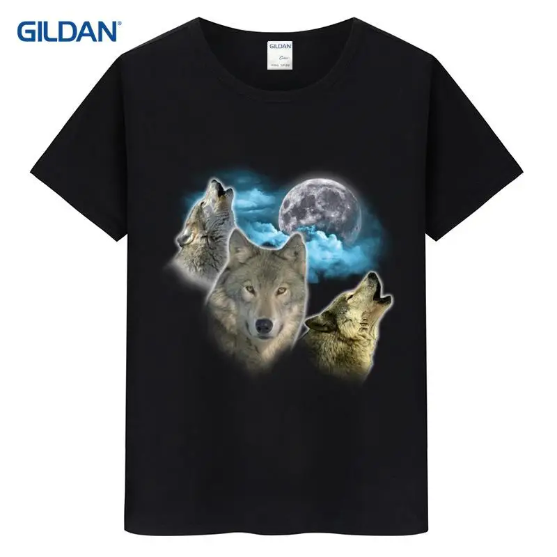 Волк Животных 2017 модные футболки для мужские летние интернет-магазины Мужская