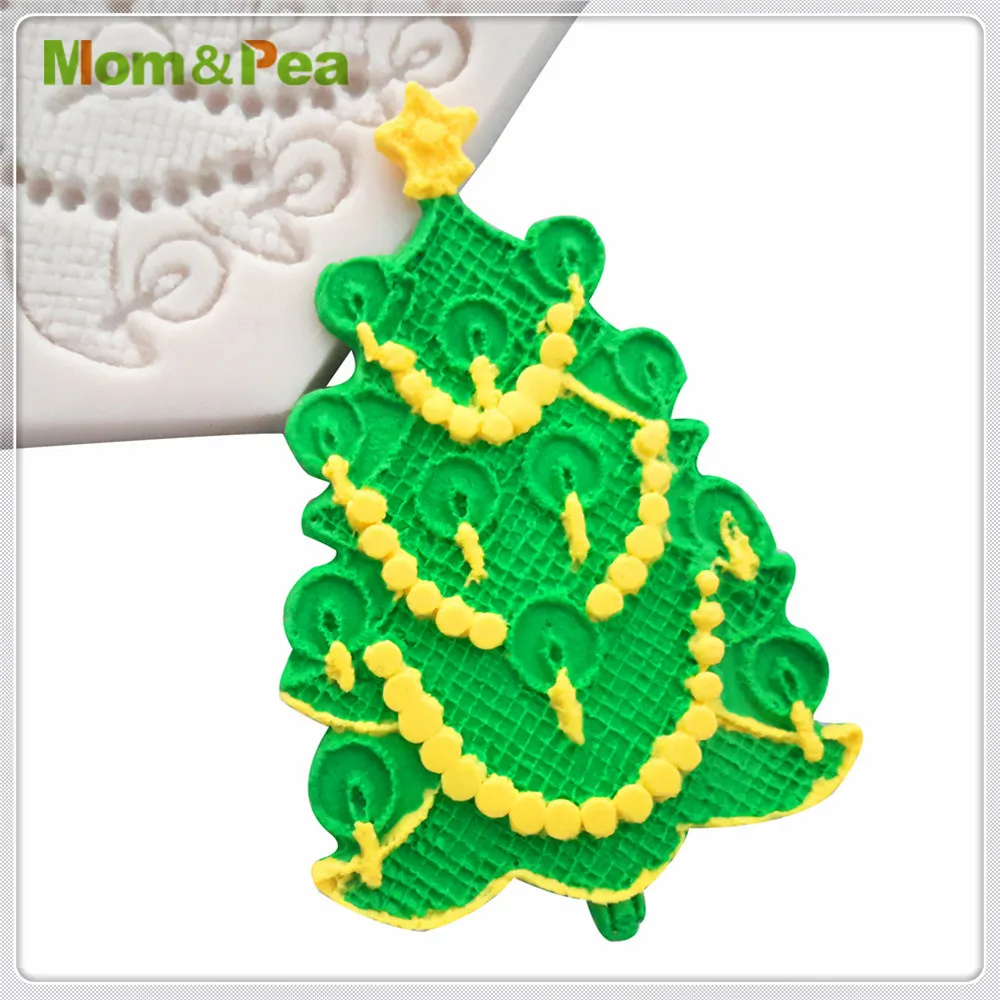Силиконовая форма в форме дерева с монетами Mom &amp Pea MPA2016 украшение для торта 3D