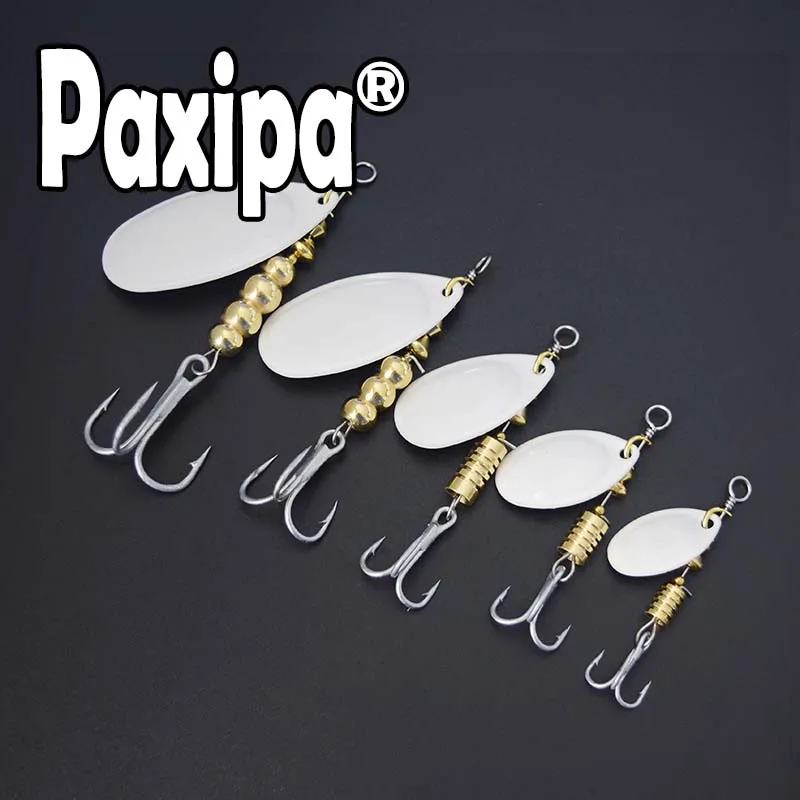 1 pc Spinner Bait Lure 1.4g to 14g Treble Hook Spoon Artificial Metal Fishing Bass Hard | Спорт и развлечения