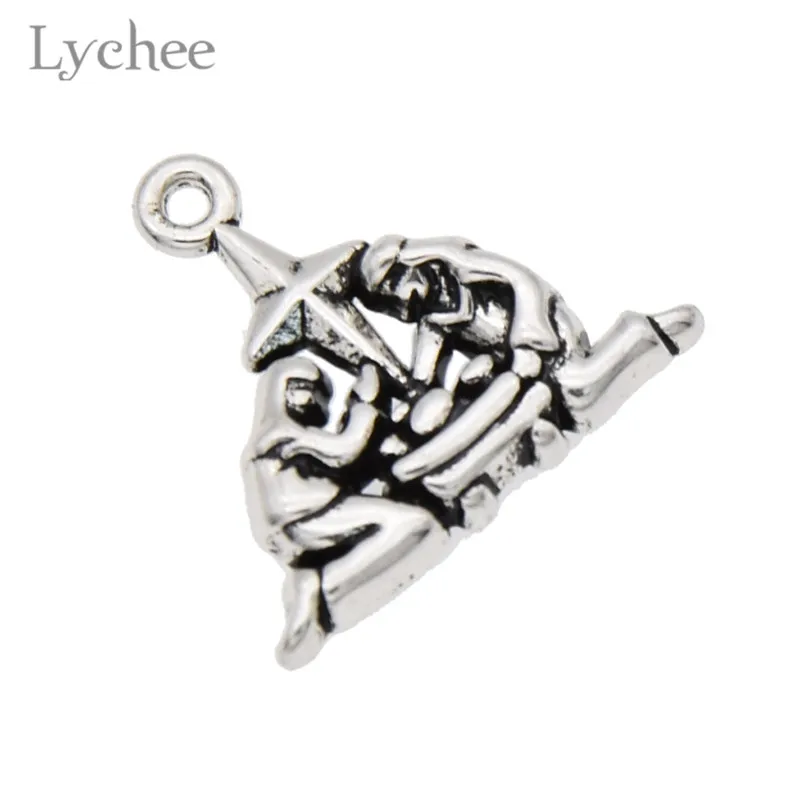 Lychee винтажные подвески из сплава в форме звезды Иисуса Рождества Античные