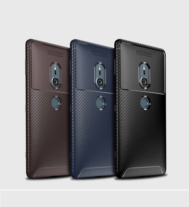 Компактный чехол для Sony Xperia XZ2 мягкий силиконовый ударопрочный защитный Premium XZ3