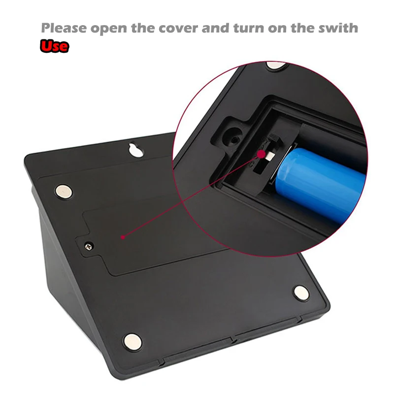JQWORV 4LED на солнечных батареях Хищник сдерживающий Свет Патио сад отпугиватель