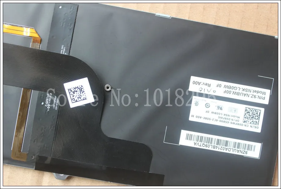 Новая клавиатура для ноутбука Dell Inspiron 15-7000 7537 серии FR/French с подсветкой 09RFW6 SN8221BL |