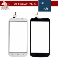 5 0 for huawei ascend y600 lcd touch screen digitizer sensor outer glass lens panel replacement