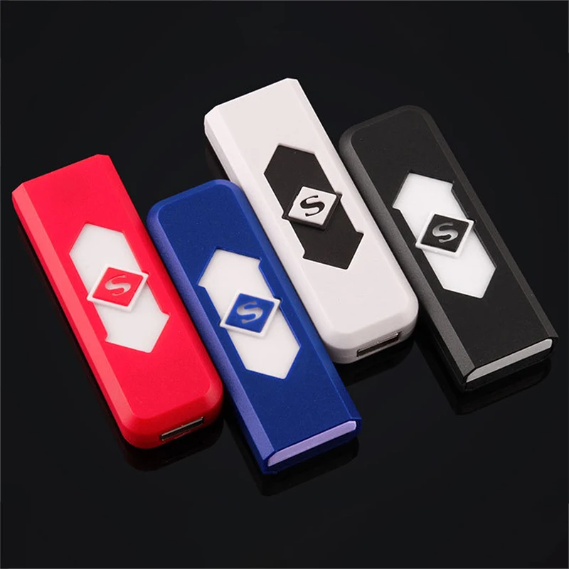 Легкая и ветрозащитная зажигалка с usb зарядкой для электронных сигарет Бездымная