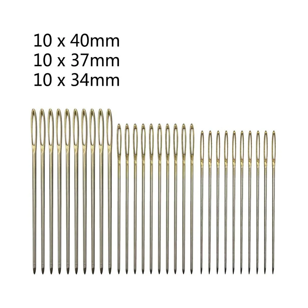 D &amp Большие иглы для глаз Вышивка крестиком из нержавеющей стали ручные швейные