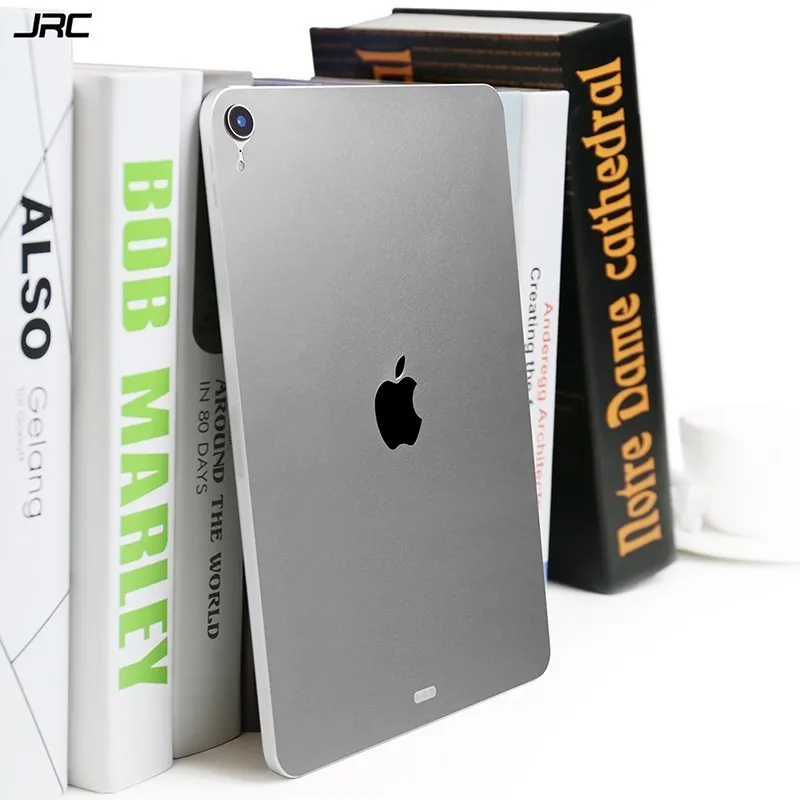Deep gray New Skin Shell Protector Sticker film cover For iPad Pro 11" 12.9 inch(A1980/A1876) Back Shell Protect Paster Scratch Resistent - Цвет: Deep gray
