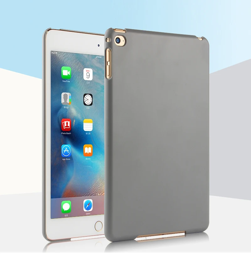 Ультратонкий пластиковый жесткий чехол книжка для планшета Apple iPad Mini 4 7 9