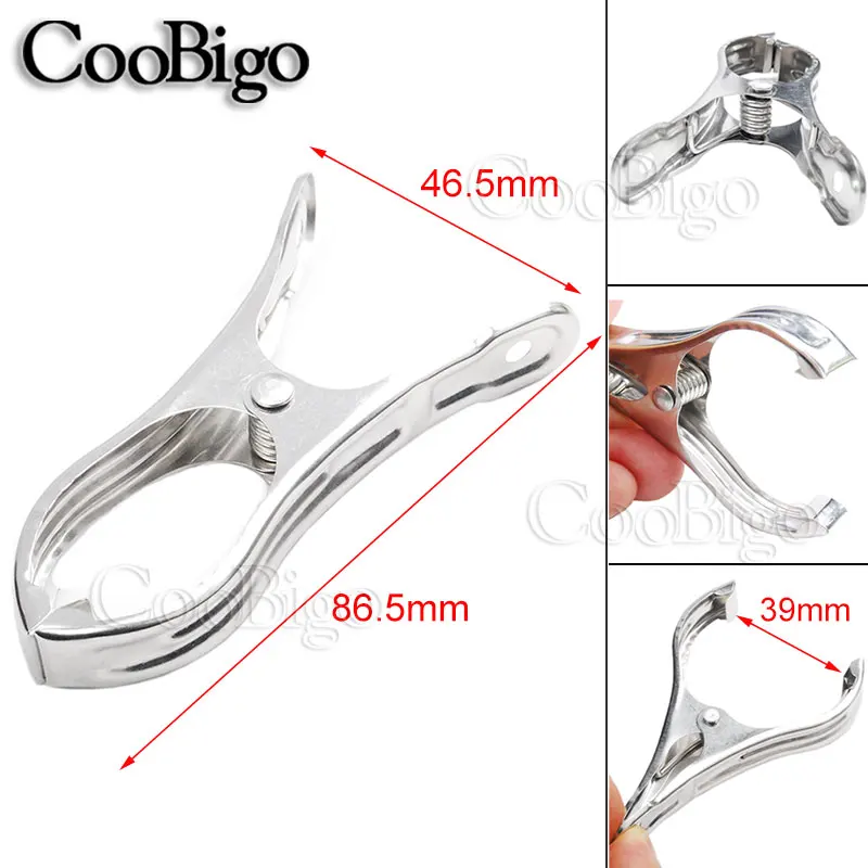 C Style 5 шт./лот, бытовая прищепка, многофункциональные зажимы из нержавеющей стали, прищепки для одежды, держатели, сумка для еды, одежда для клипов, уплотнительные зажимы - Цвет: C Style