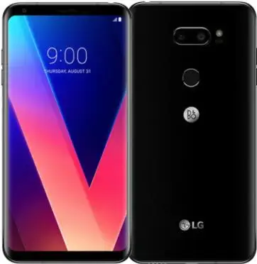 Разблокированный LG V30 Plus LS998 US998 H930DS 6," Восьмиядерный Android мобильный телефон ram 4 Гб rom 64G 4G LTE 16MP и 13MP мобильный телефон - Цвет: Черный